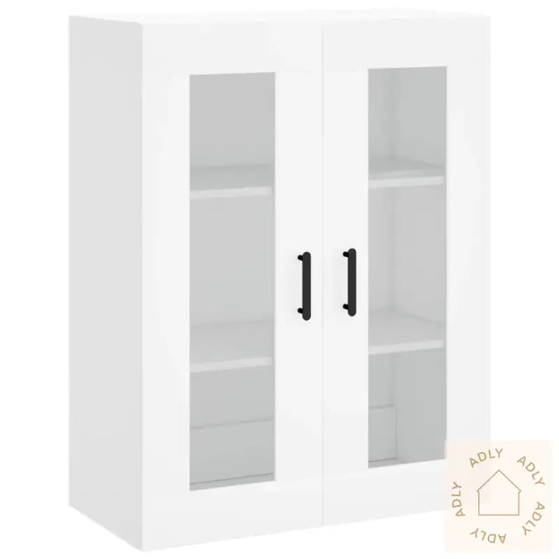 Highboard Hvit 69,5X34X180 Cm Konstruert Tre