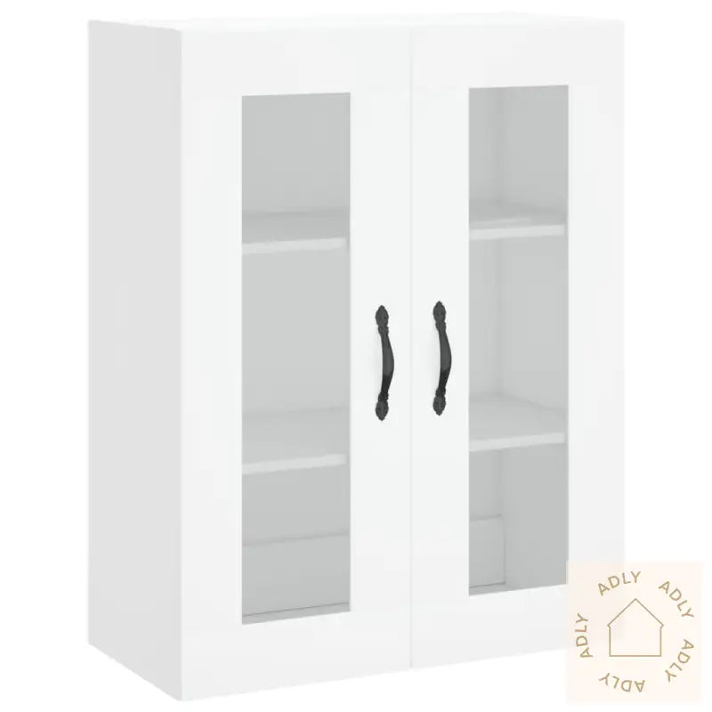 Highboard Hvit 69,5X34X180 Cm Konstruert Tre