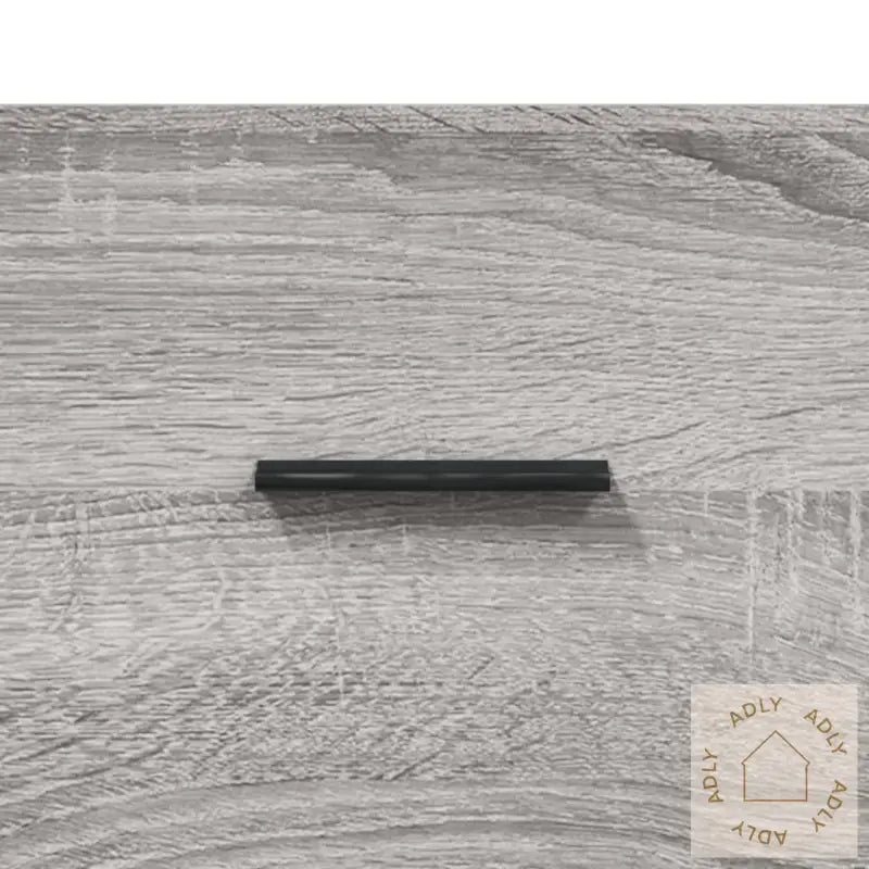 Highboard Grå Sonoma 69,5X34X180 Cm Konstruert Tre