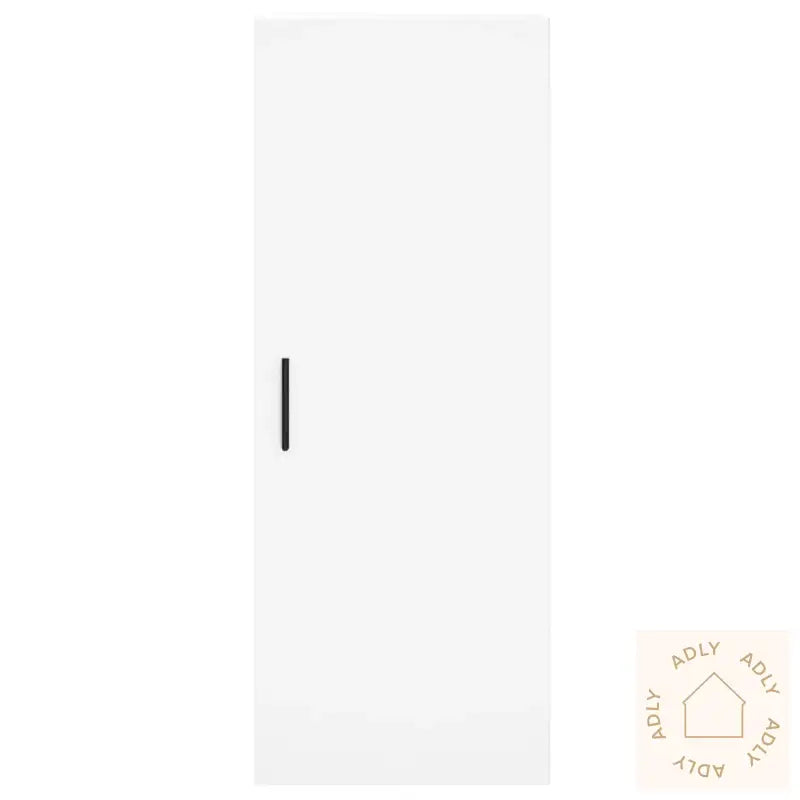 Highboard Hvit 34,5X34X180 Cm Konstruert Tre