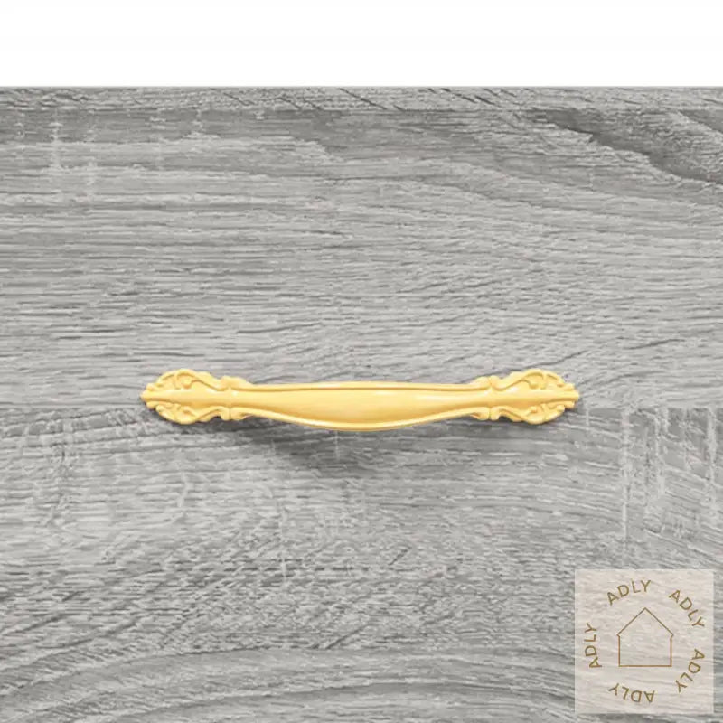 Highboard Grå Sonoma 69,5X31X115 Cm Konstruert Tre