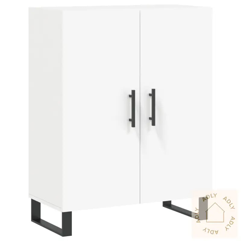 Highboard Hvit 69,5X34X180 Cm Konstruert Tre