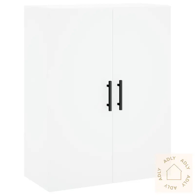 Highboard Hvit 69,5X34X180 Cm Konstruert Tre
