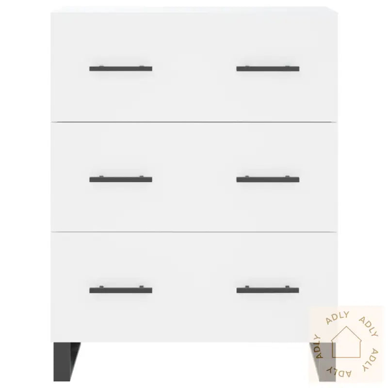 Highboard Hvit 69,5X34X180 Cm Konstruert Tre