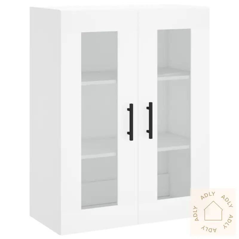 Highboard Hvit 69,5X34X180 Cm Konstruert Tre