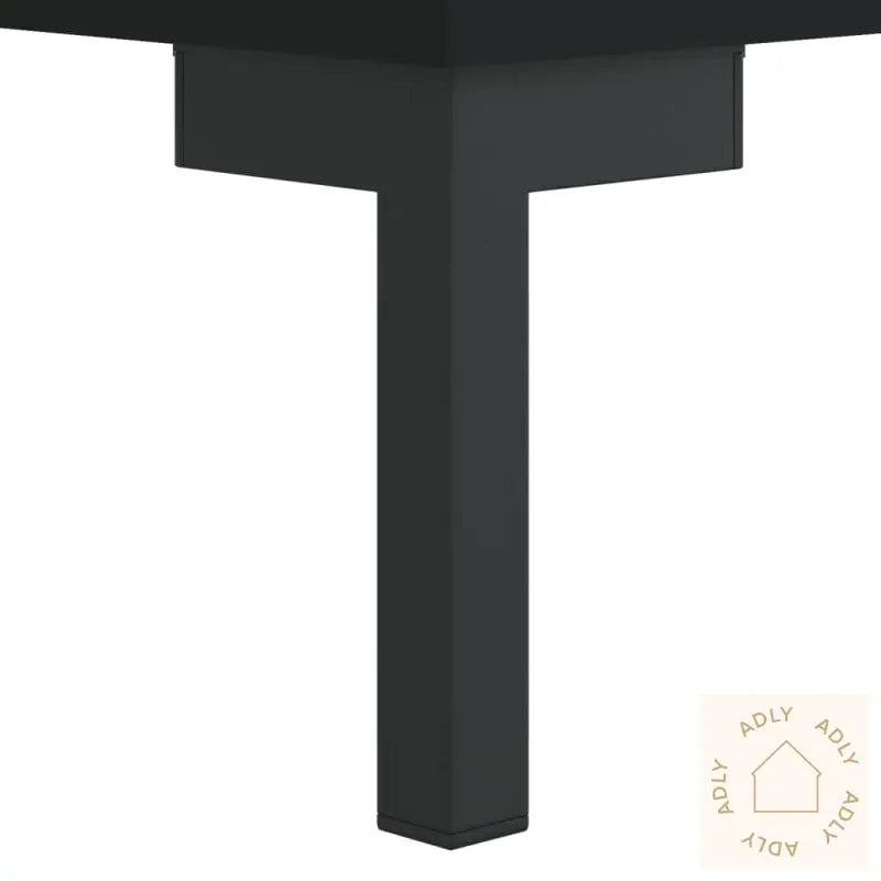 Highboard Svart 69,5X34X180 Cm Konstruert Tre
