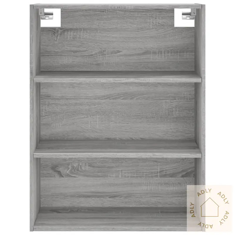 Highboard Grå Sonoma 69,5X34X180 Cm Konstruert Tre