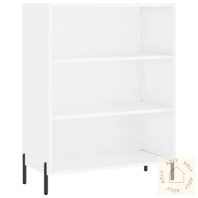 Highboard Hvit 69,5X34X180 Cm Konstruert Tre