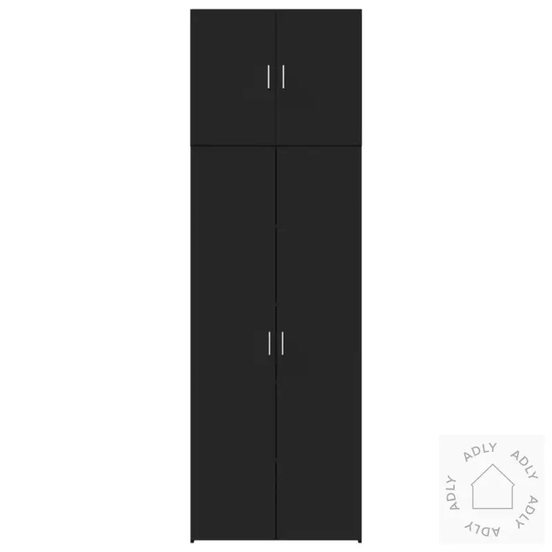 Highboard Svart 80X42,5X249 Cm Konstruert Tre
