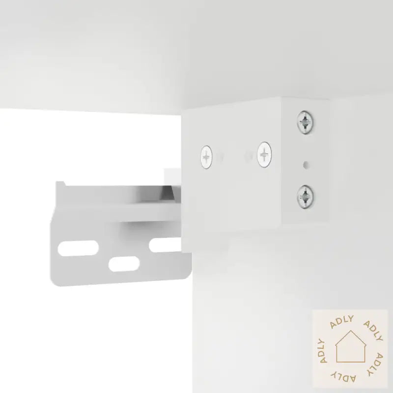 Highboard Hvit 34,5X34X180 Cm Konstruert Tre