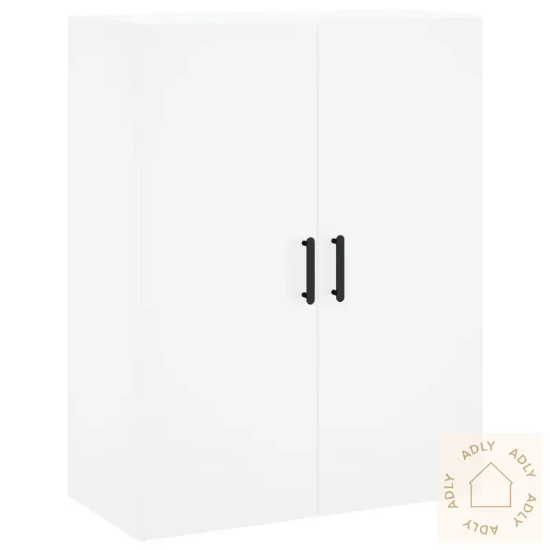 Highboard Hvit 69,5X34X180 Cm Konstruert Tre