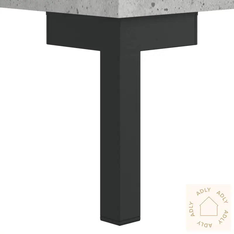 Highboard Betonggrå 34,5X34X180 Cm Konstruert Tre