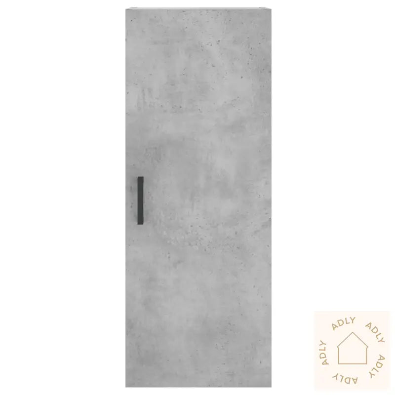 Highboard Betonggrå 34,5X34X180 Cm Konstruert Tre