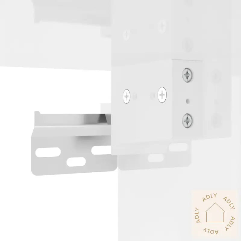 Highboard Høyglans Hvit 34,5X34X180 Cm Konstruert Tre