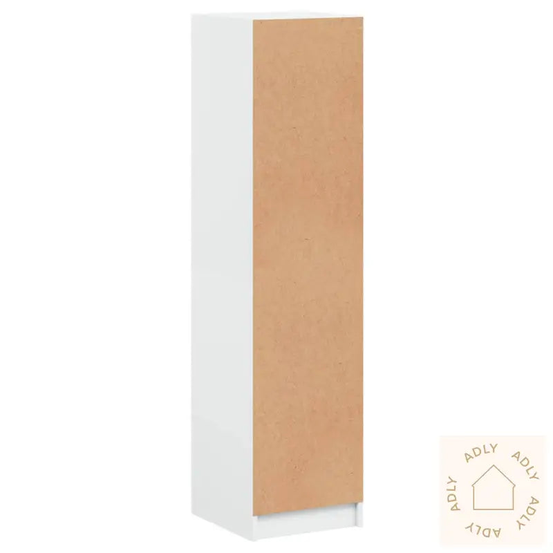 Highboard Med Glassdører Hvit 35X37X142 Cm