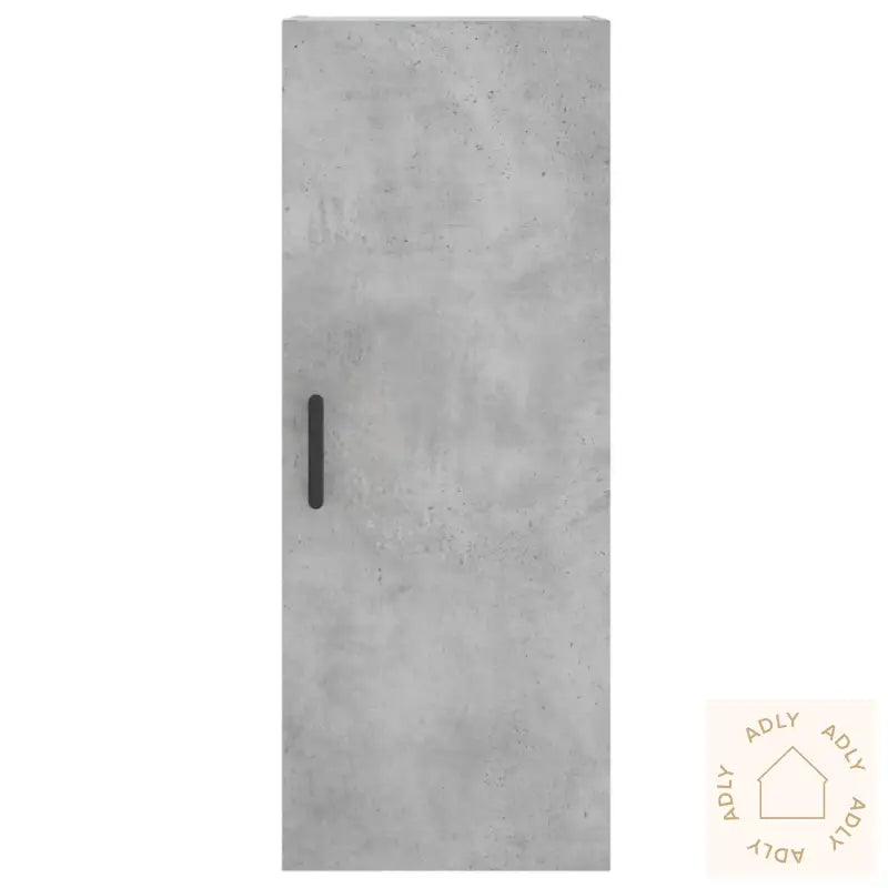 Highboard Betonggrå 34,5X34X180 Cm Konstruert Tre