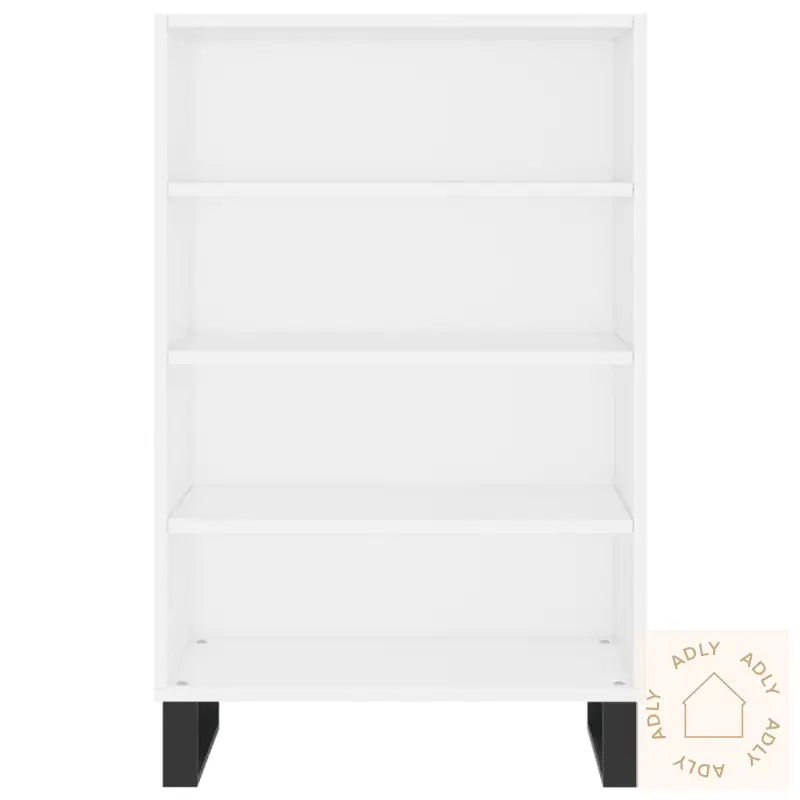 Highboard Hvit 57X35X90 Cm Konstruert Tre
