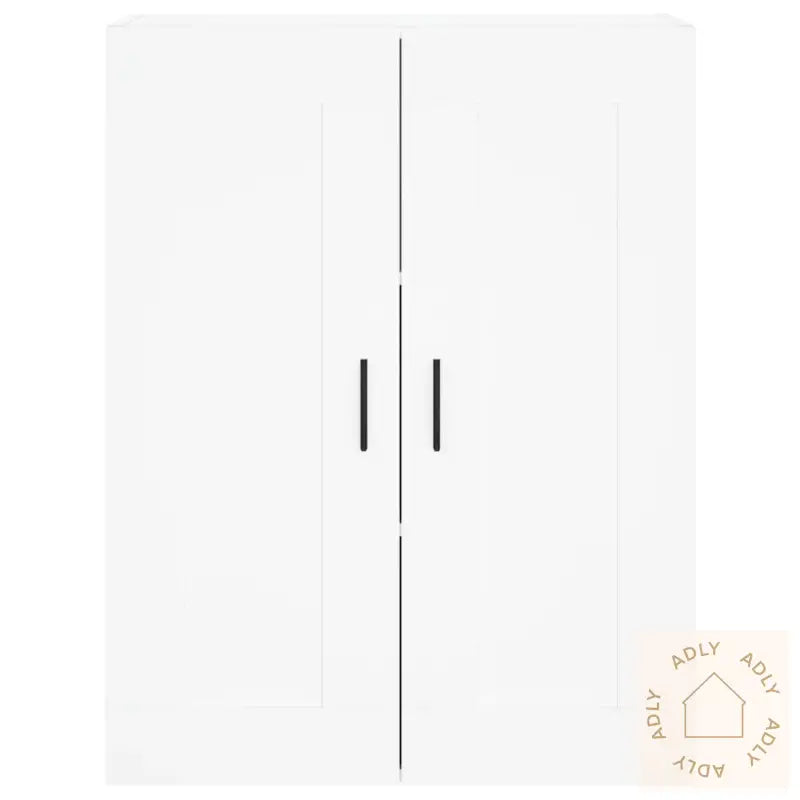 Highboard Hvit 69,5X34X180 Cm Konstruert Tre