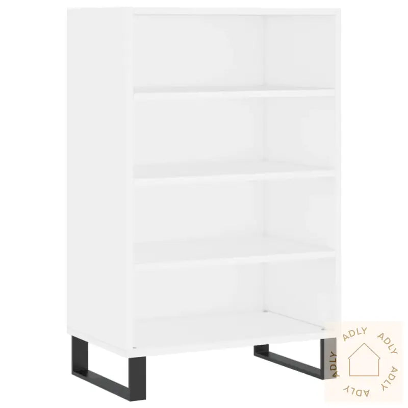 Highboard Hvit 57X35X90 Cm Konstruert Tre