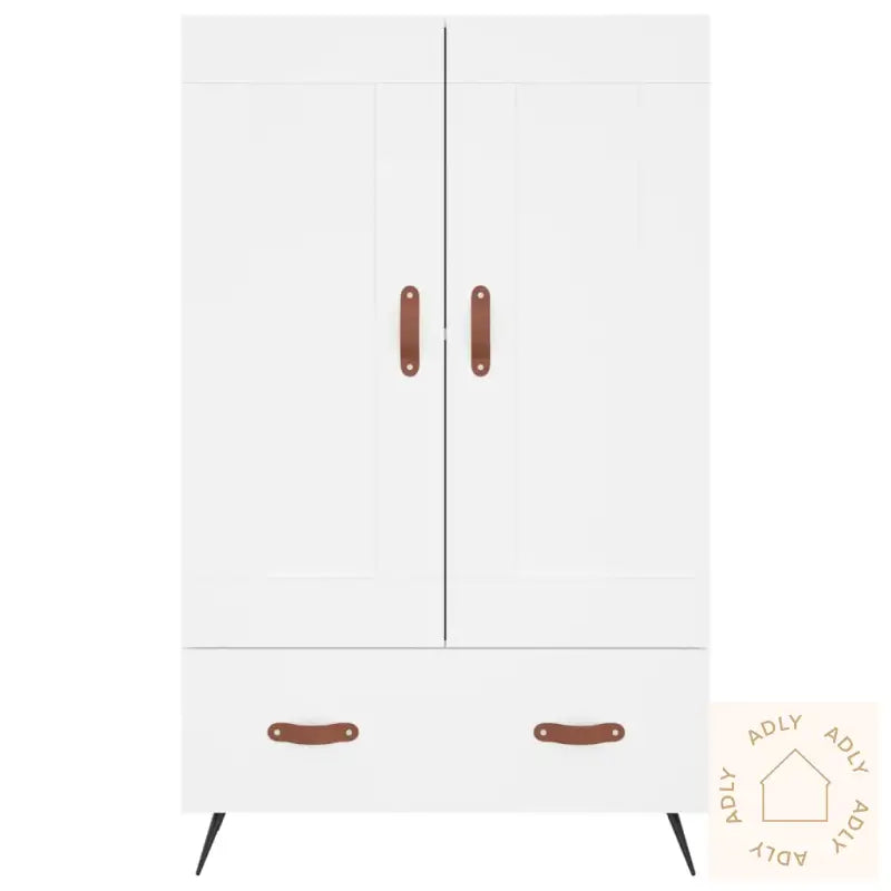 Highboard Hvit 69,5X31X115 Cm Konstruert Tre