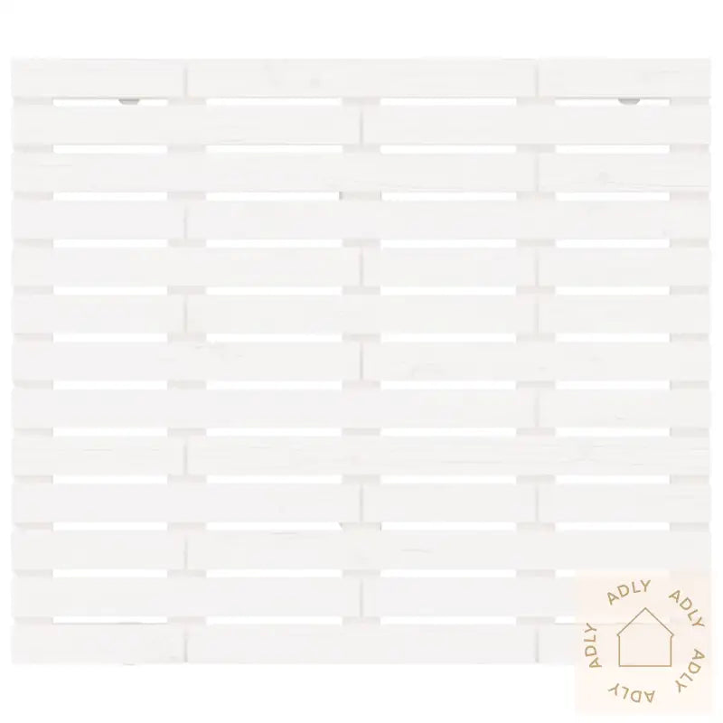 Veggmontert Sengegavl Hvit 126X3X91,5 Cm Heltre Furu
