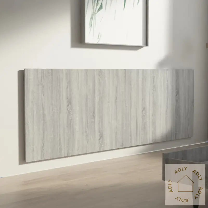 Vegghengt Sengegavl Grå Sonoma 240X1,5X80 Cm Konstruert Tre