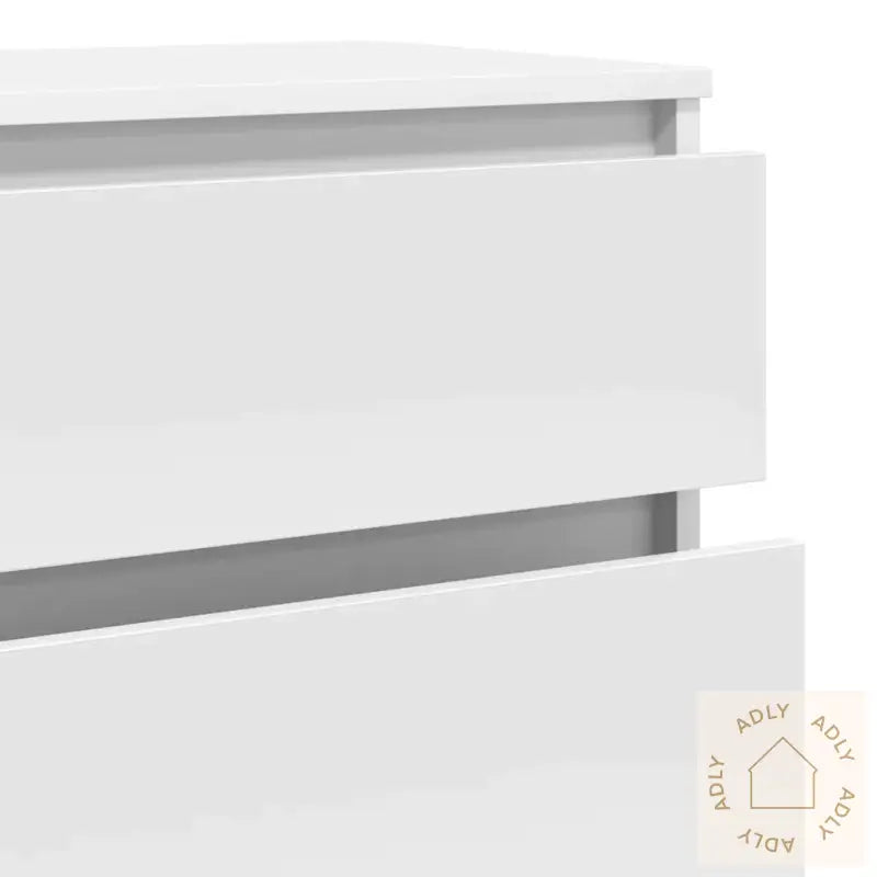 Kommode Hvit 60X36X103 Cm Konstruert Tre