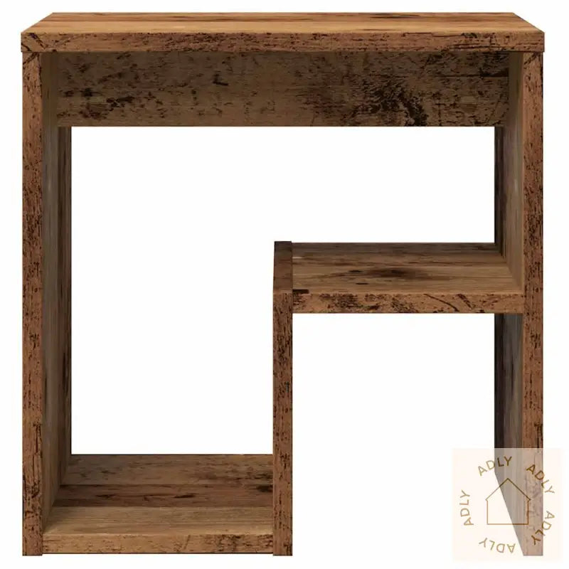 Nattbord Gammelt Tre 40X30X40 Cm Konstruert Tre
