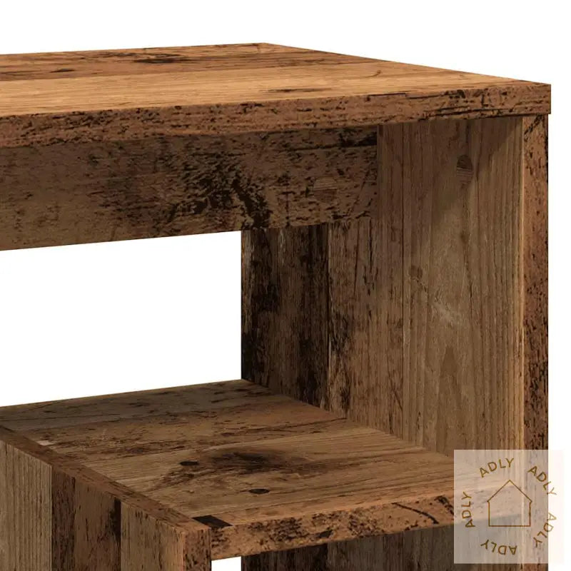 Nattbord Gammelt Tre 40X30X40 Cm Konstruert Tre
