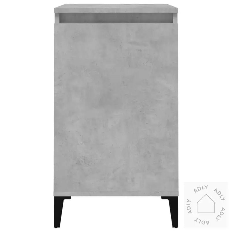 Nattbord Betonggrå 40X35X70 Cm Konstruert Tre