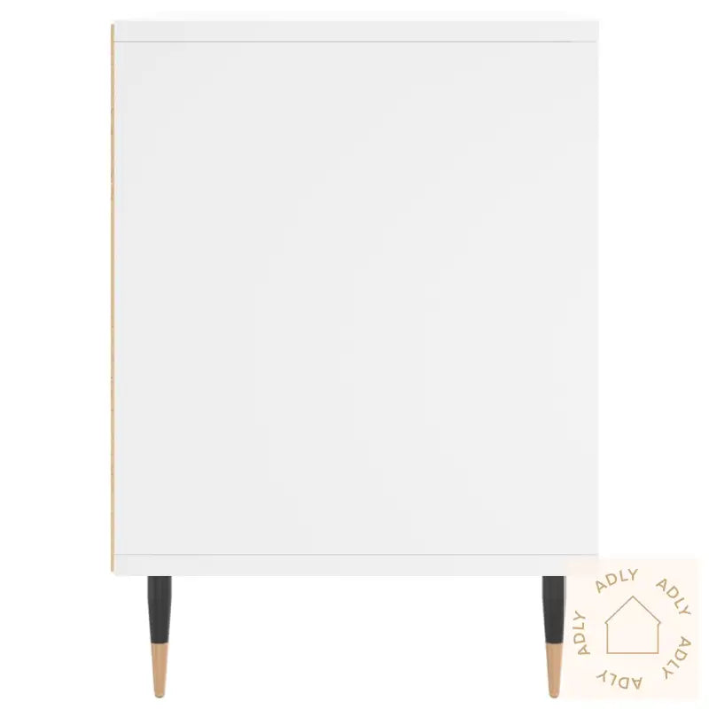 Nattbord Hvit 40X35X50 Cm Konstruert Tre