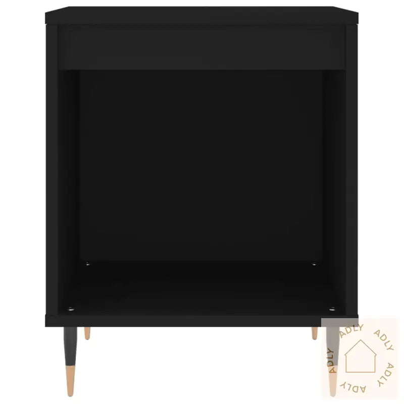 Nattbord Svart 40X35X50 Cm Konstruert Tre