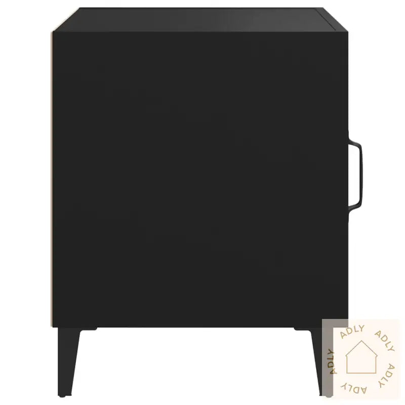 Nattbord Svart Konstruert Tre