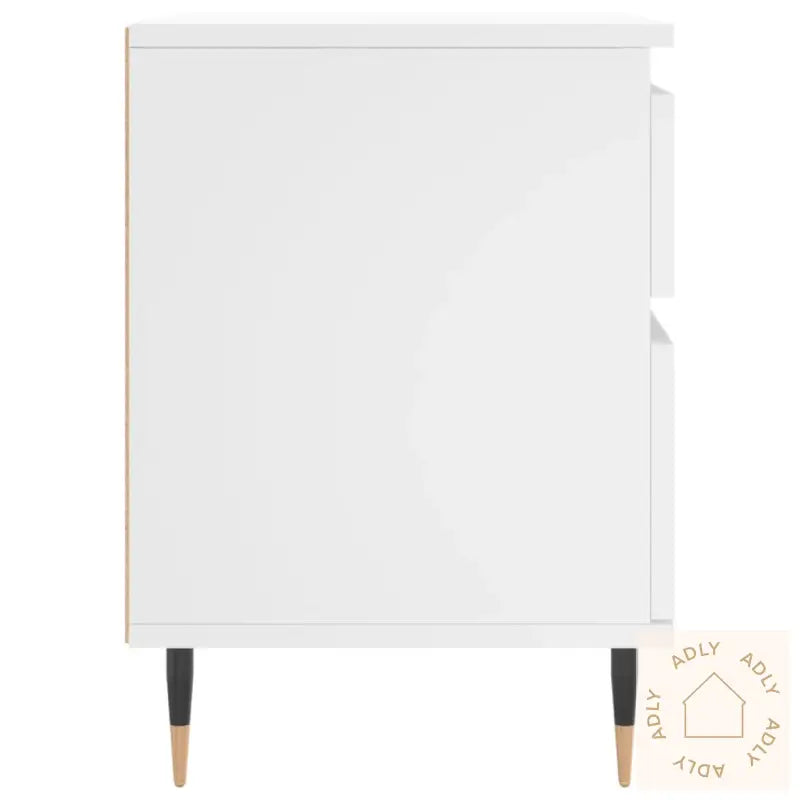 Nattbord Hvit 40X35X50 Cm Konstruert Tre