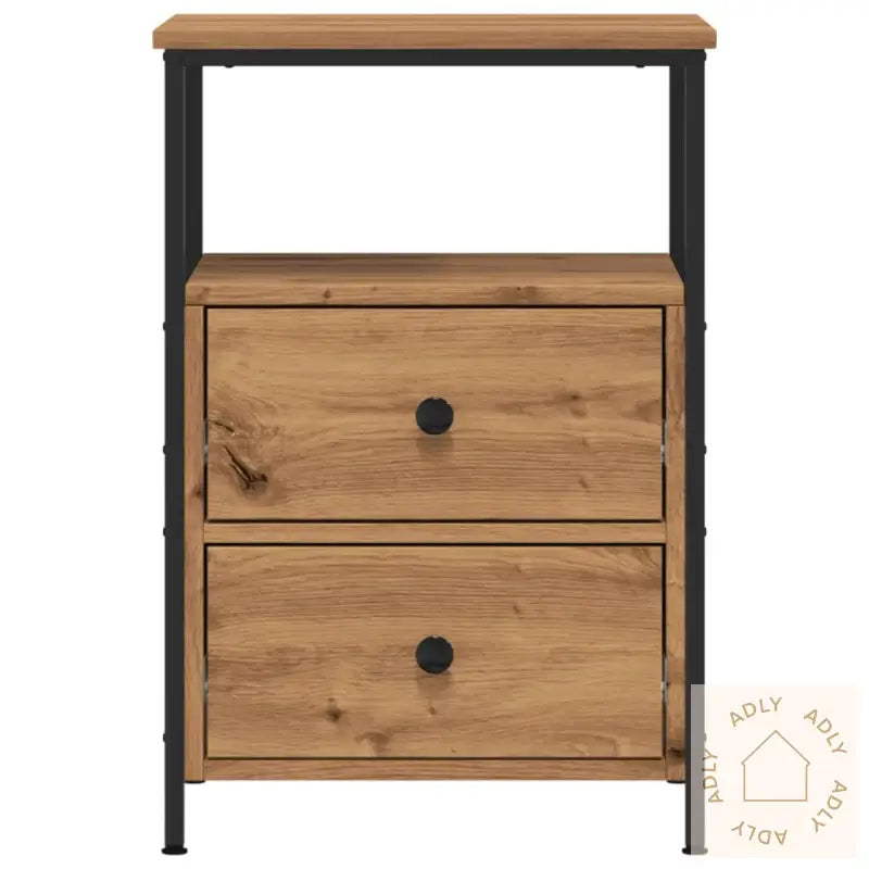 Nattbord Artisan Eik 34X35,5X50 Cm Konstruert Tre