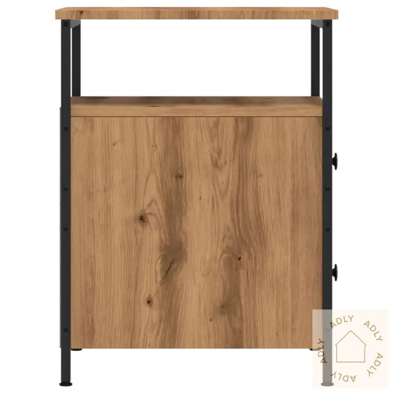 Nattbord 2 Stk Artisan Eik 44X45X60 Cm Konstruert Tre