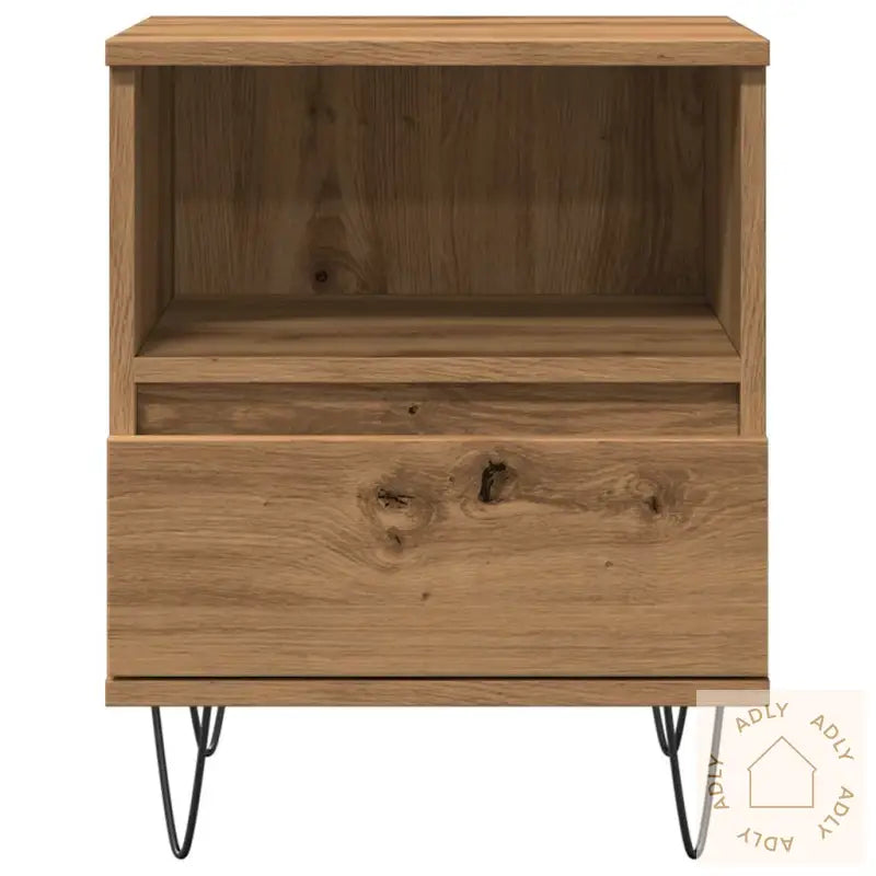 Nattbord Artisan Eik 40X35X50 Cm Konstruert Tre