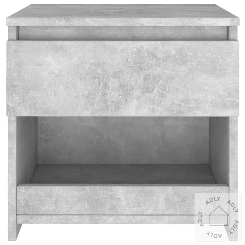 Nattbord Betonggrå 40X30X39 Cm Konstruert Tre