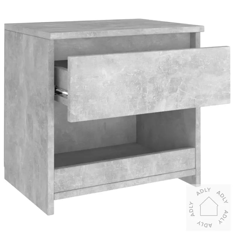 Nattbord Betonggrå 40X30X39 Cm Konstruert Tre