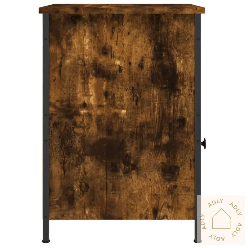 Nattbord Røkt Eik 40X42X60 Cm Konstruert Tre