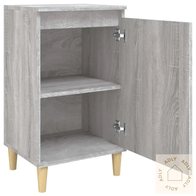 Nattbord Grå Sonoma 40X35X70 Cm Konstruert Tre