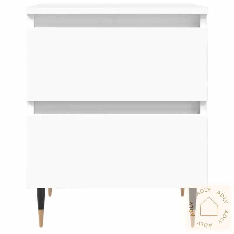 Nattbord Hvit 40X35X50 Cm Konstruert Tre