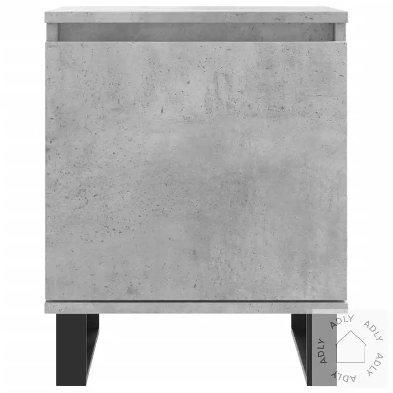 Nattbord Betonggrå 40X30X50 Cm Konstruert Tre