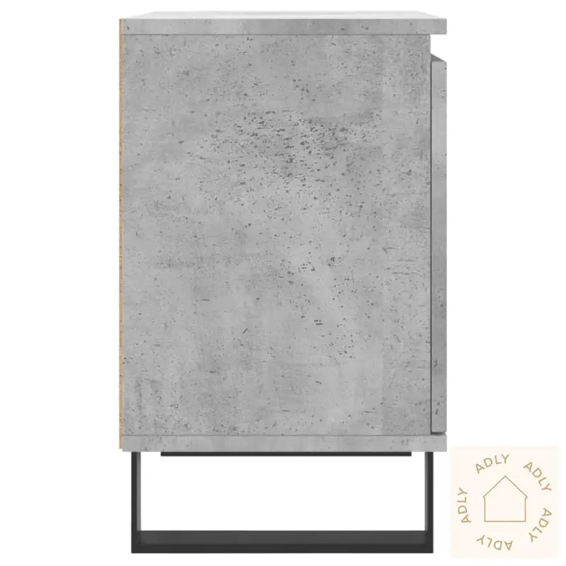 Nattbord Betonggrå 40X30X50 Cm Konstruert Tre
