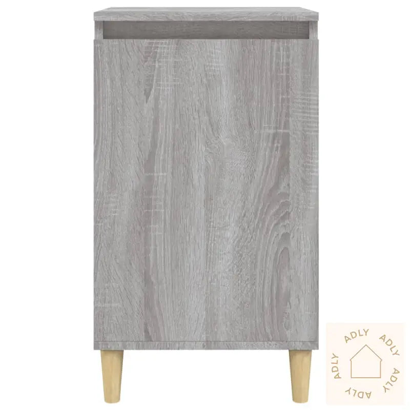 Nattbord Grå Sonoma 40X35X70 Cm Konstruert Tre