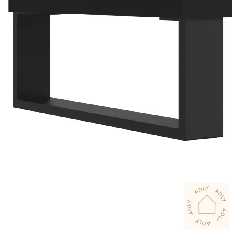 Nattbord Svart 40X30X50 Cm Konstruert Tre
