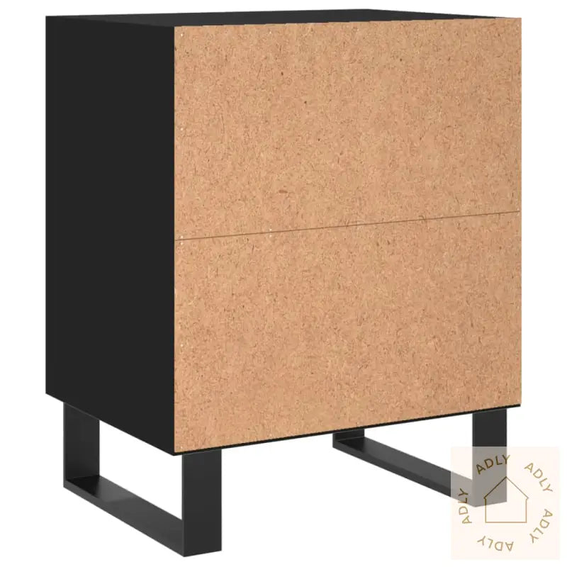 Nattbord Svart 40X30X50 Cm Konstruert Tre