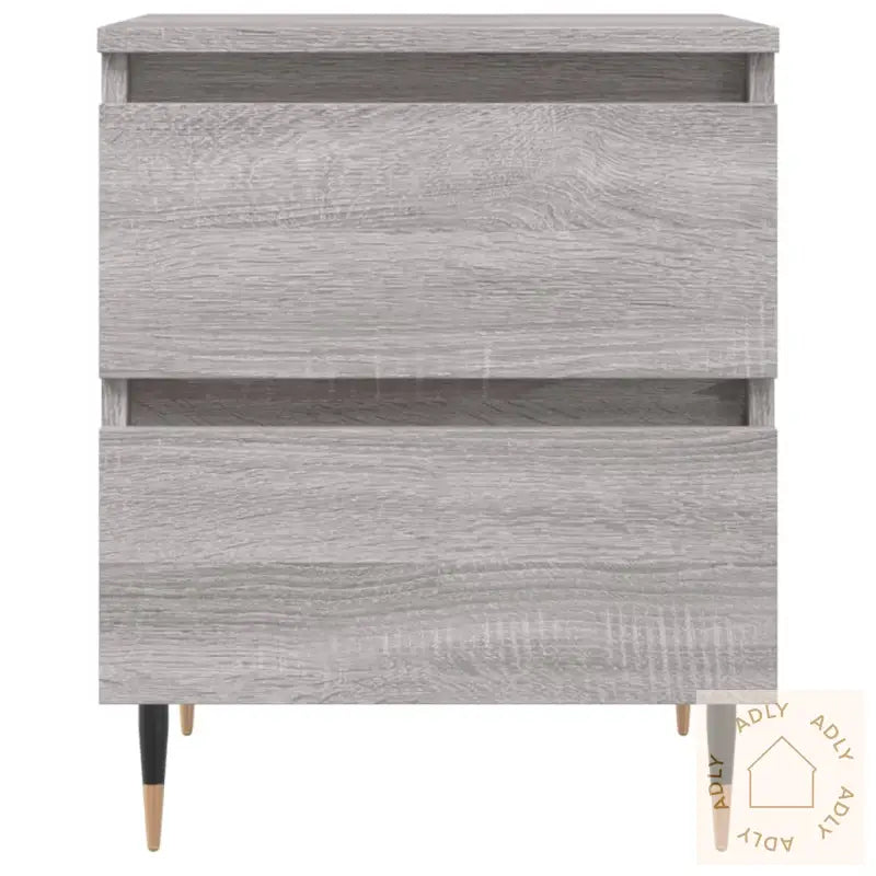 Nattbord Grå Sonoma 40X35X50 Cm Konstruert Tre