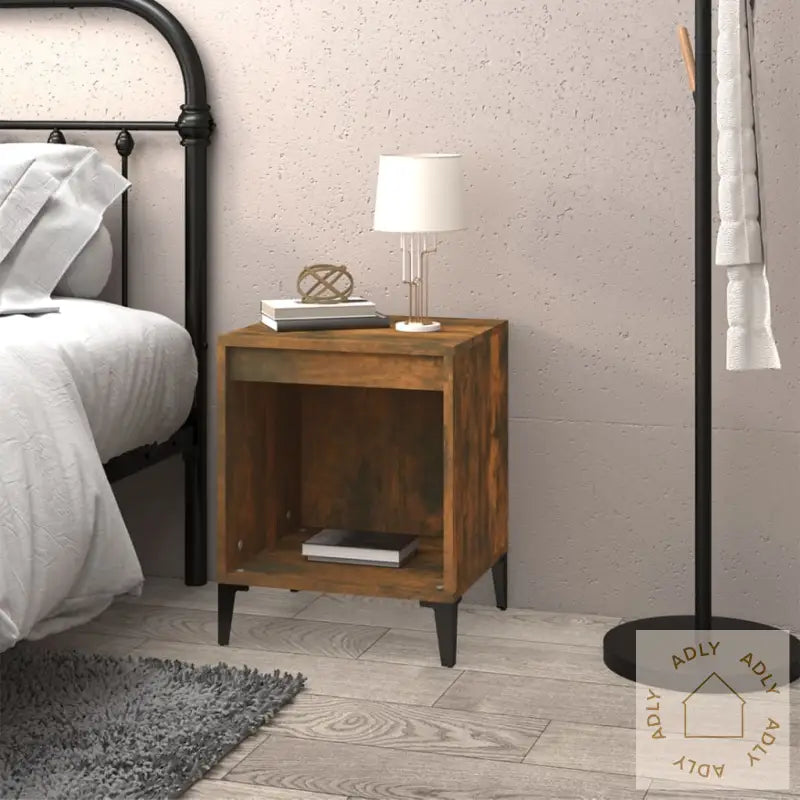 Nattbord Røkt Eik 40X35X50 Cm