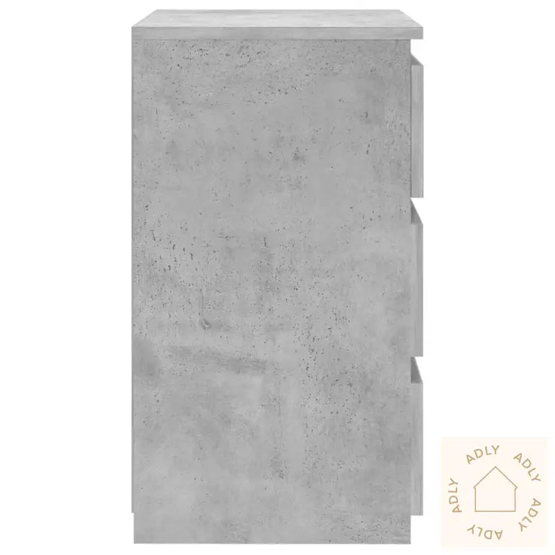 Nattbord Betonggrå 40X35X62,5 Cm Konstruert Tre